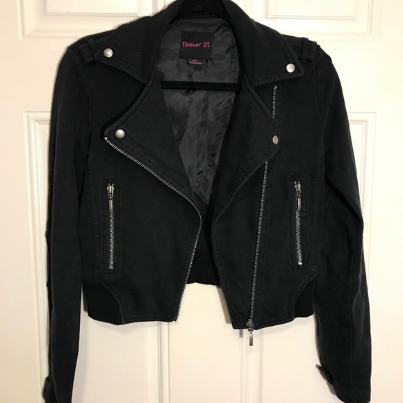 Black Moto Jacket - Picture 1 of 5